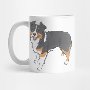 Black Tricolor Toy Aussie Mug